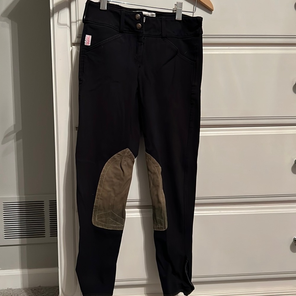 The Tailored Sportsman Kids Black Riding Pants Size 14